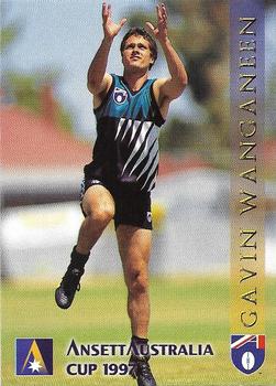 1997 Select Ansett Australia Cup #12 Gavin Wanganeen Front